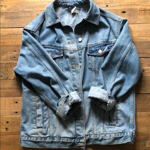 TopShop Oversized Jean Jacket